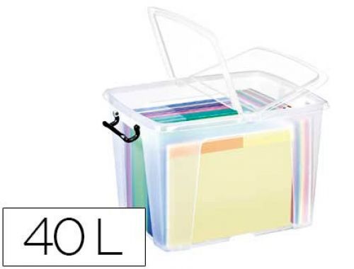 Caixa de armazenagem cep 40 litros transparente com tampa 397x498x329 mm , Cep , 57163 , 5021711039542